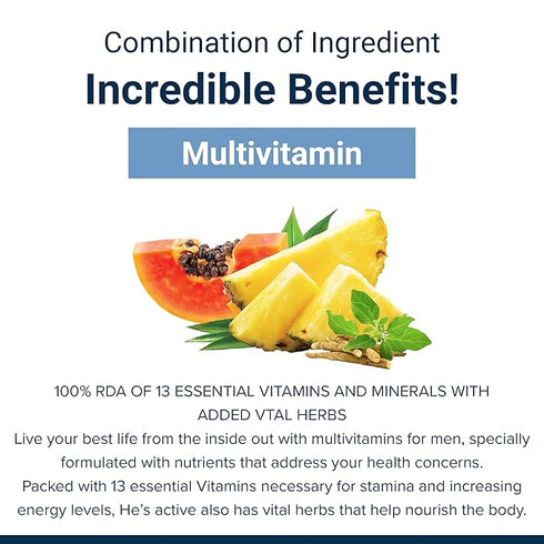 Sri Sri tattva SupaSupp He's Active - Multivitamin For Men
